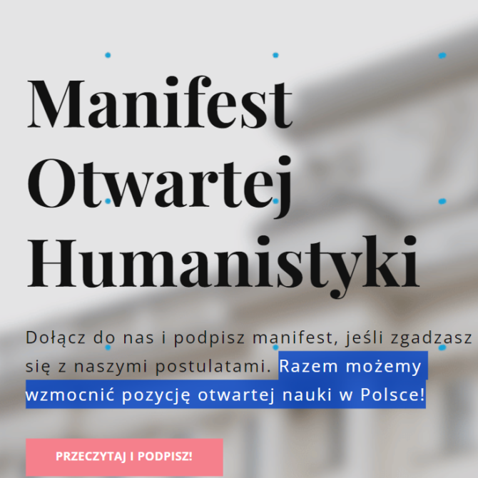 Manifest Otwartej Humanistyki